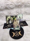 Tarot card holder snake design