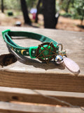 Enchanted Moth Rose Quartz Cat Collar