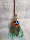 Evil eye altar broom