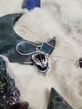 Real bat claw pendent necklace