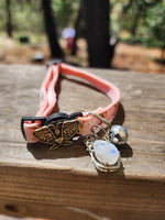 Mystic Moth Moonstone Cat Collar 2