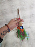 Evil eye altar broom