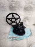 Pentacle backflow burner