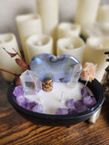 Aura Heart candle