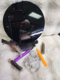 Obsidian crying mirror (8in)