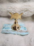 Triple moon altar bell