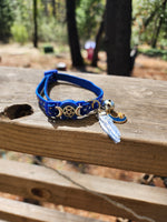 Celestial Moth Blue Kyanite Cat Collar