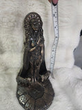 Brigid statue (metal)
