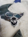 Real bat claw pendent necklace