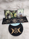 Tarot card holder snake design