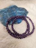 6mm Amethyst Bracelet