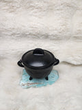 Large triple moon cauldron