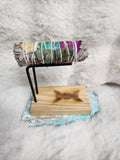 Triple moon Smudge bundle holder