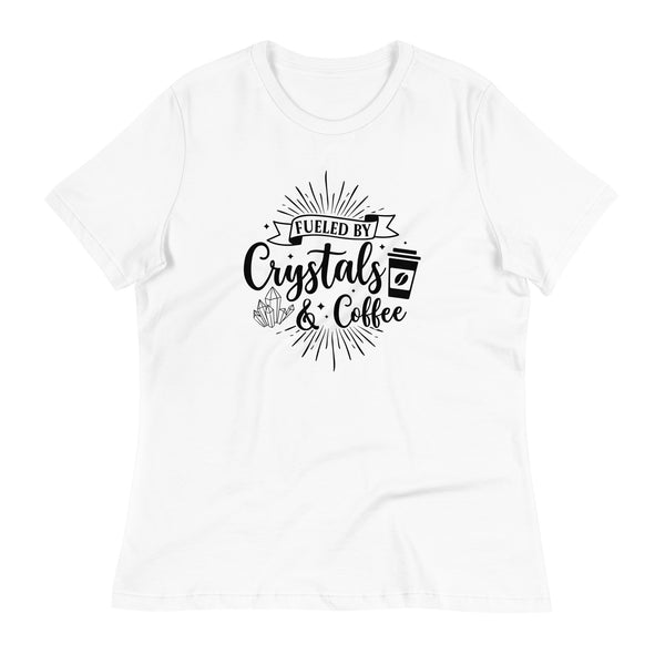 fueled by coffee and crystals tshirt