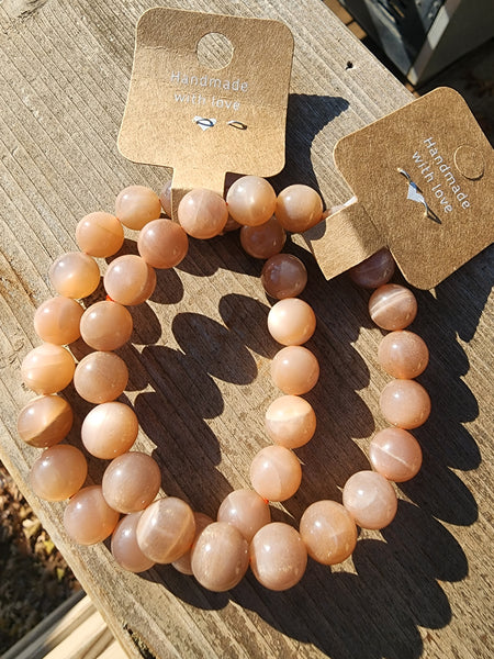 Sunstone crysyal bracelets