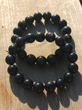 Golden obsidian bracelet