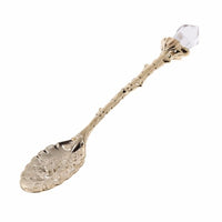 Gold Quartz crystal spoon