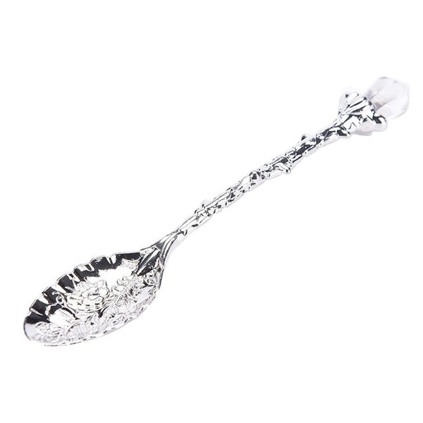Silver Quartz crystal spoon