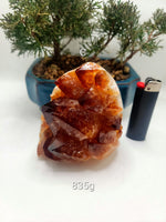 Extra Large Citrine Geode | Citrine Cluster | Honey Citrine | Raw Citrine | Citrine Quartz | Larger Citrine Cluster l Set 3